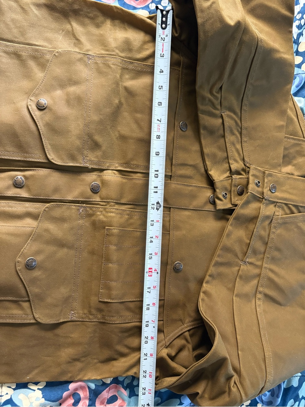 Filson Men's Tin Cloth Cruiser Size Small USA made NWT - Picture 4 of 4